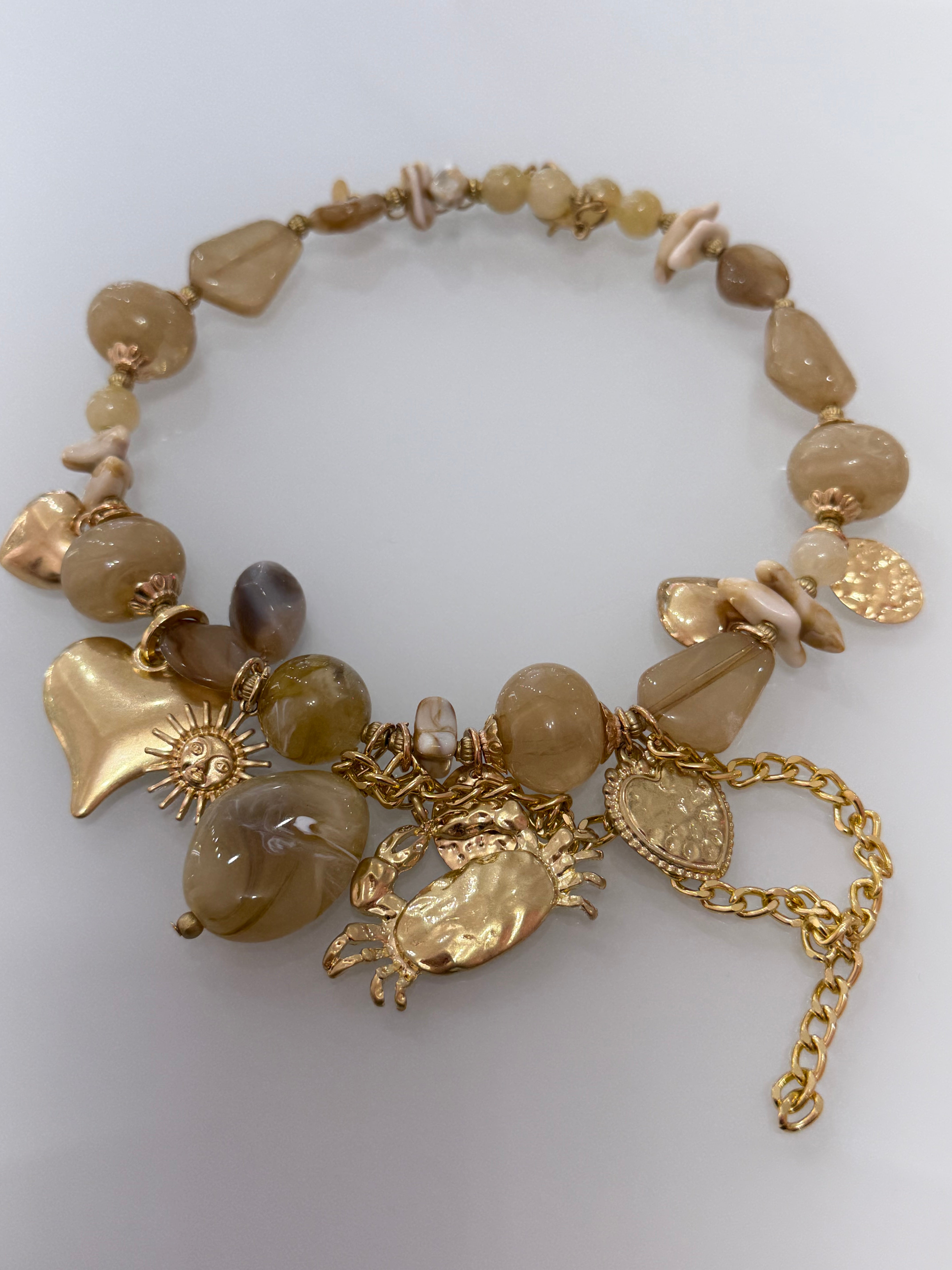 Collana Coralli E Charms