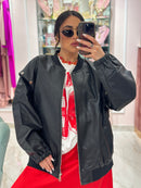 Giacca Bomber Ecopelle