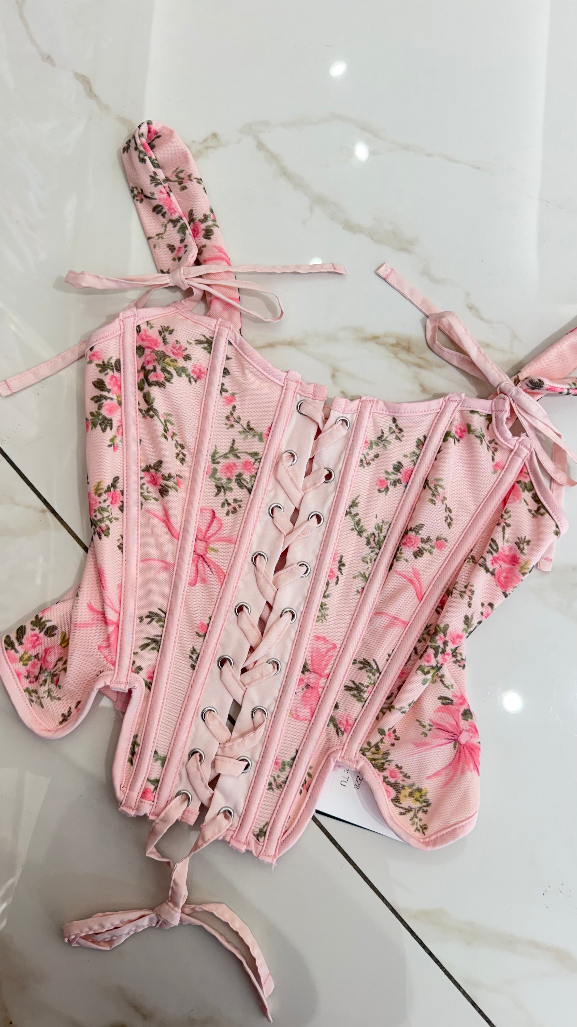 Corsetto Dalia Flowers