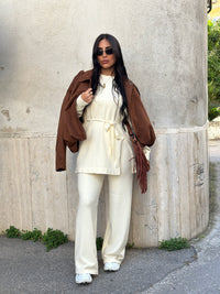 Coordinato Lana Con Fusciacca