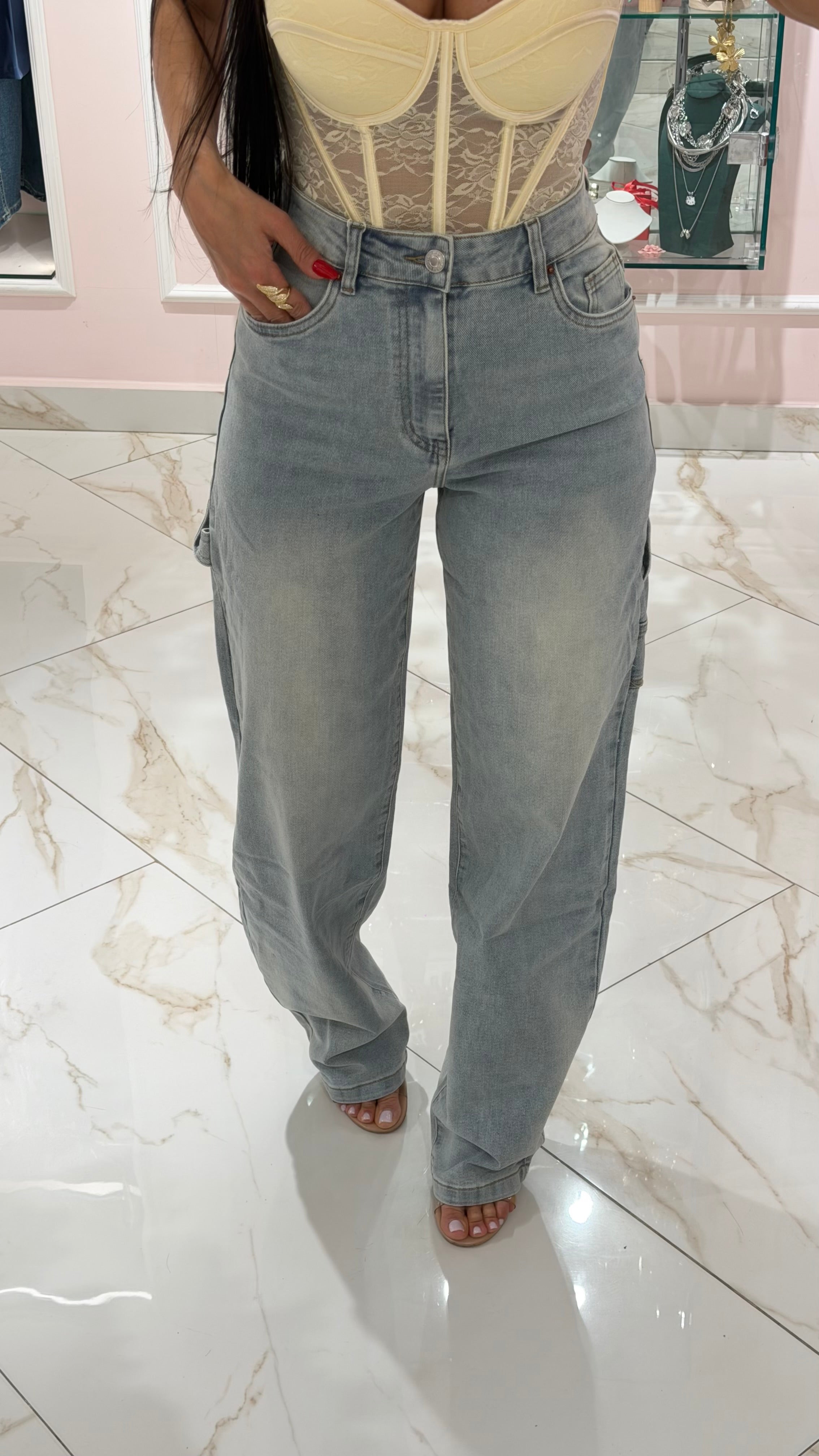 Jeans Balloon Spring