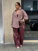 Pantalone Balloon Ecopelle