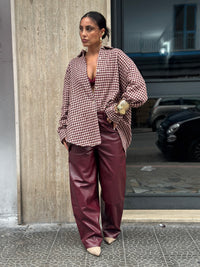 Pantalone Balloon Ecopelle