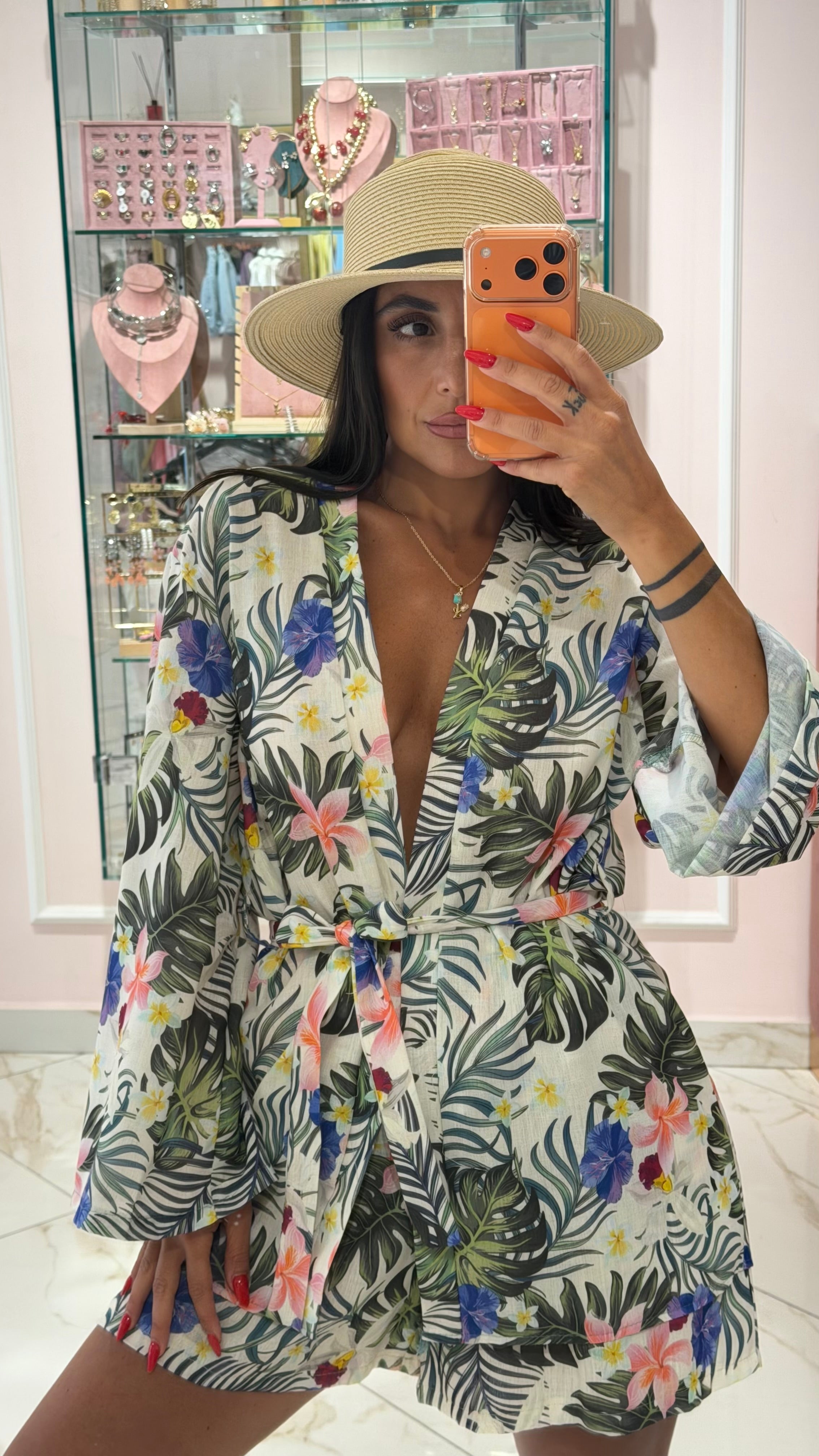 Coordinato Isla Kimono+pantaloncino