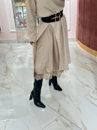 Abito Maggie In Lana con Sottoveste