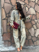 Jeans Balloon Sabbia Strass