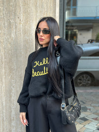 Maglione Hello Beautiful