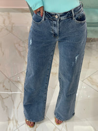 Jeans Palazzo Sfumato