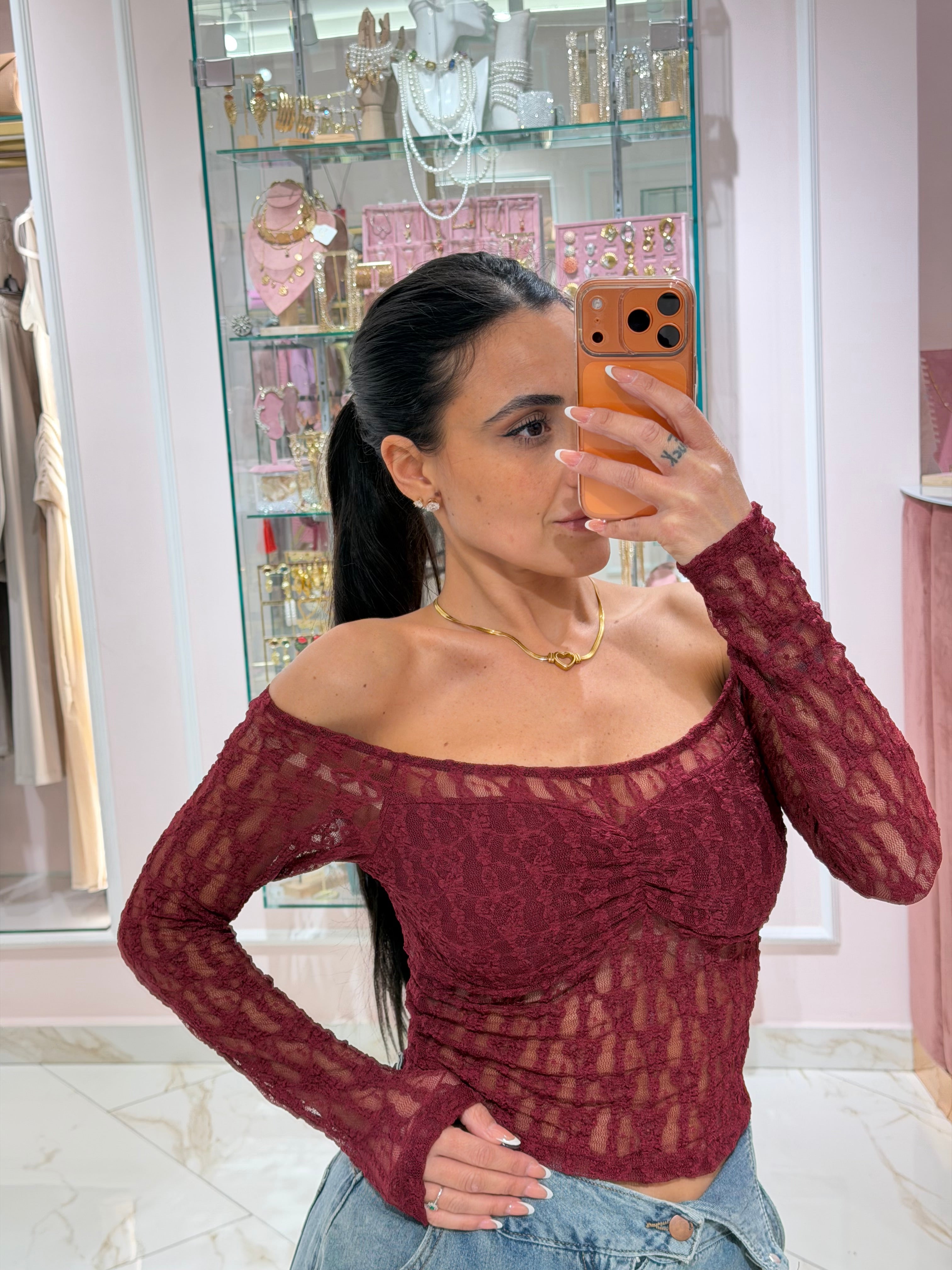 Maglia Malika Scollo Barca