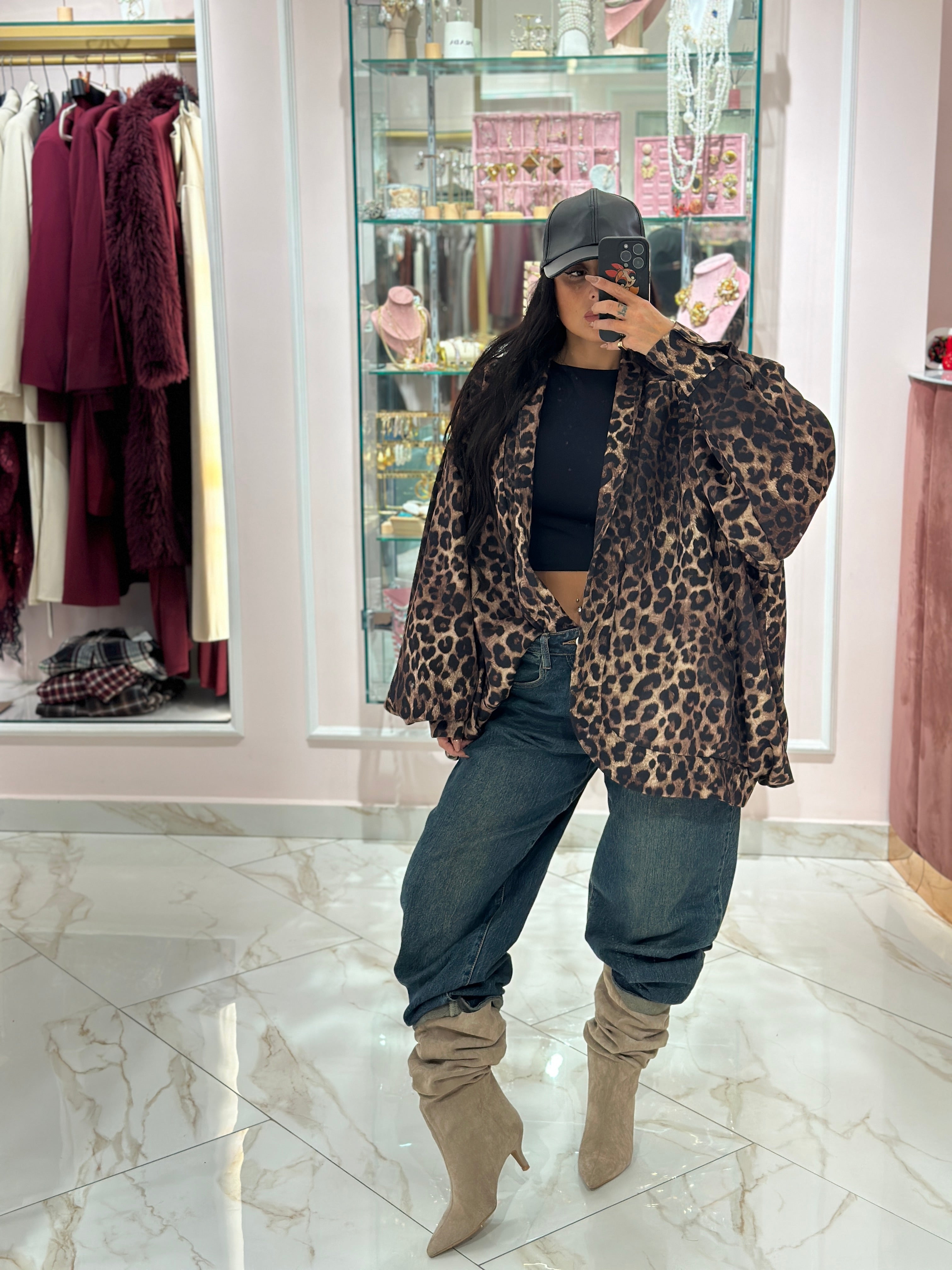 Giacca Bomber Animalier