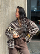 Jeans Brown Bustino Incrocio