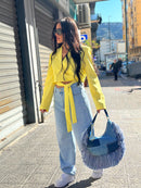 Borsa Denim Frange
