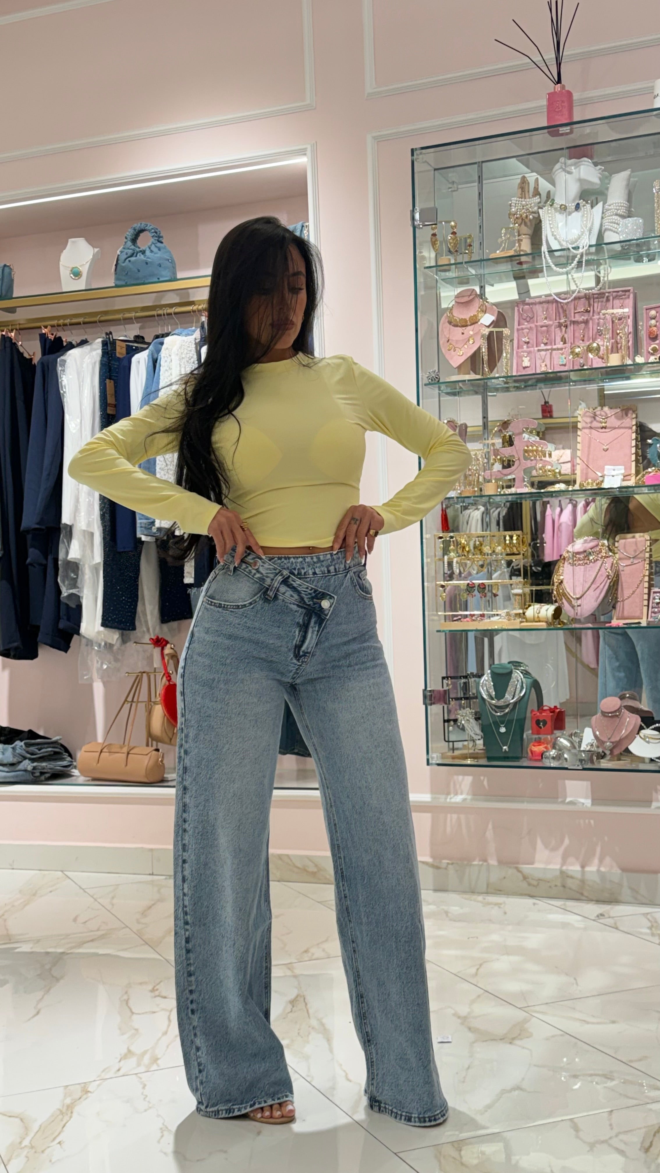 Jeans Curvy Bustino incrocio