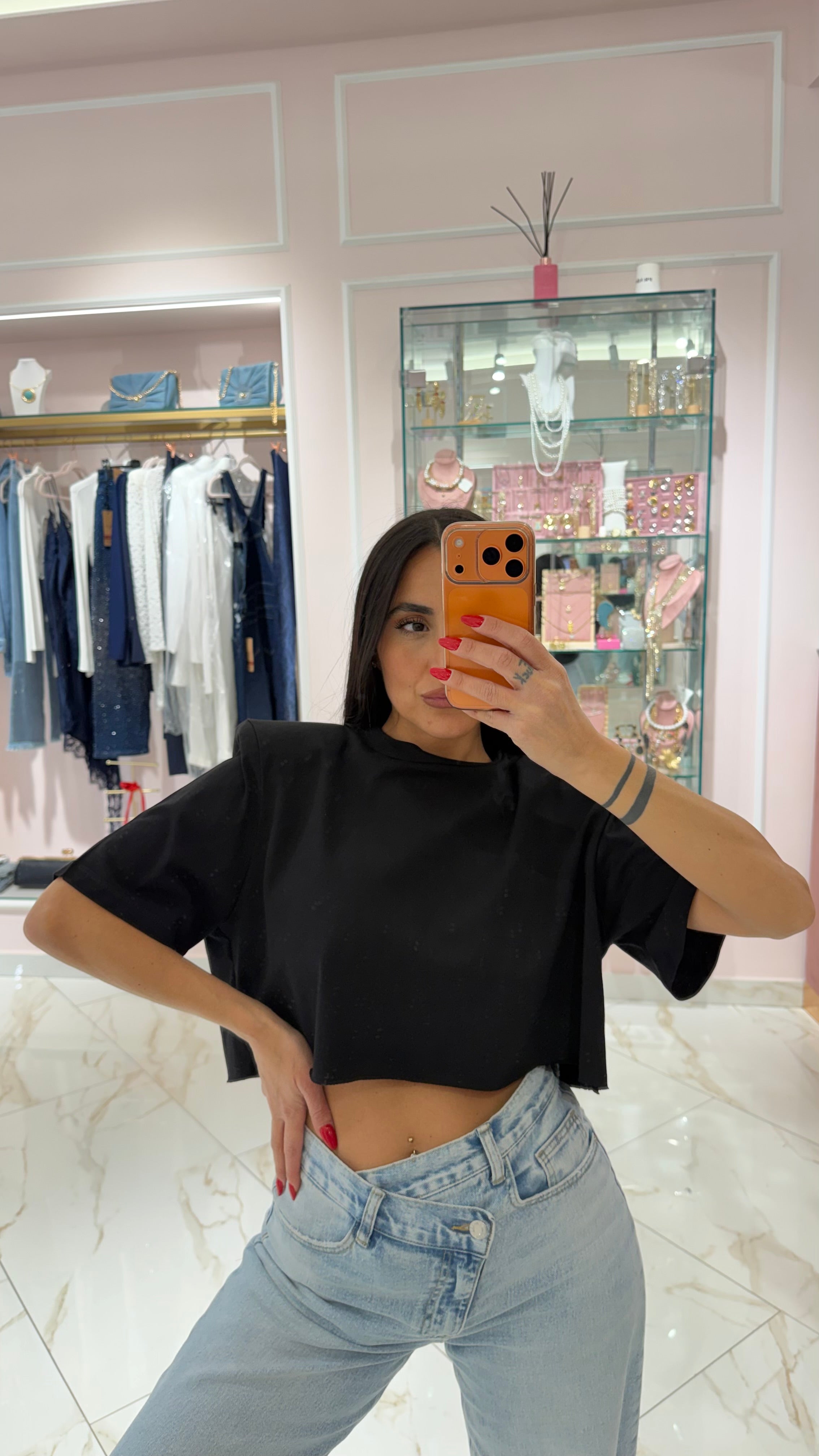 Shirt Just Crop Spallina