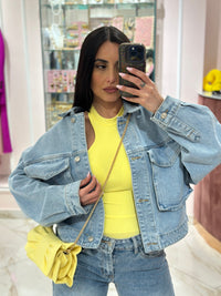 Giacca Cargo Denim