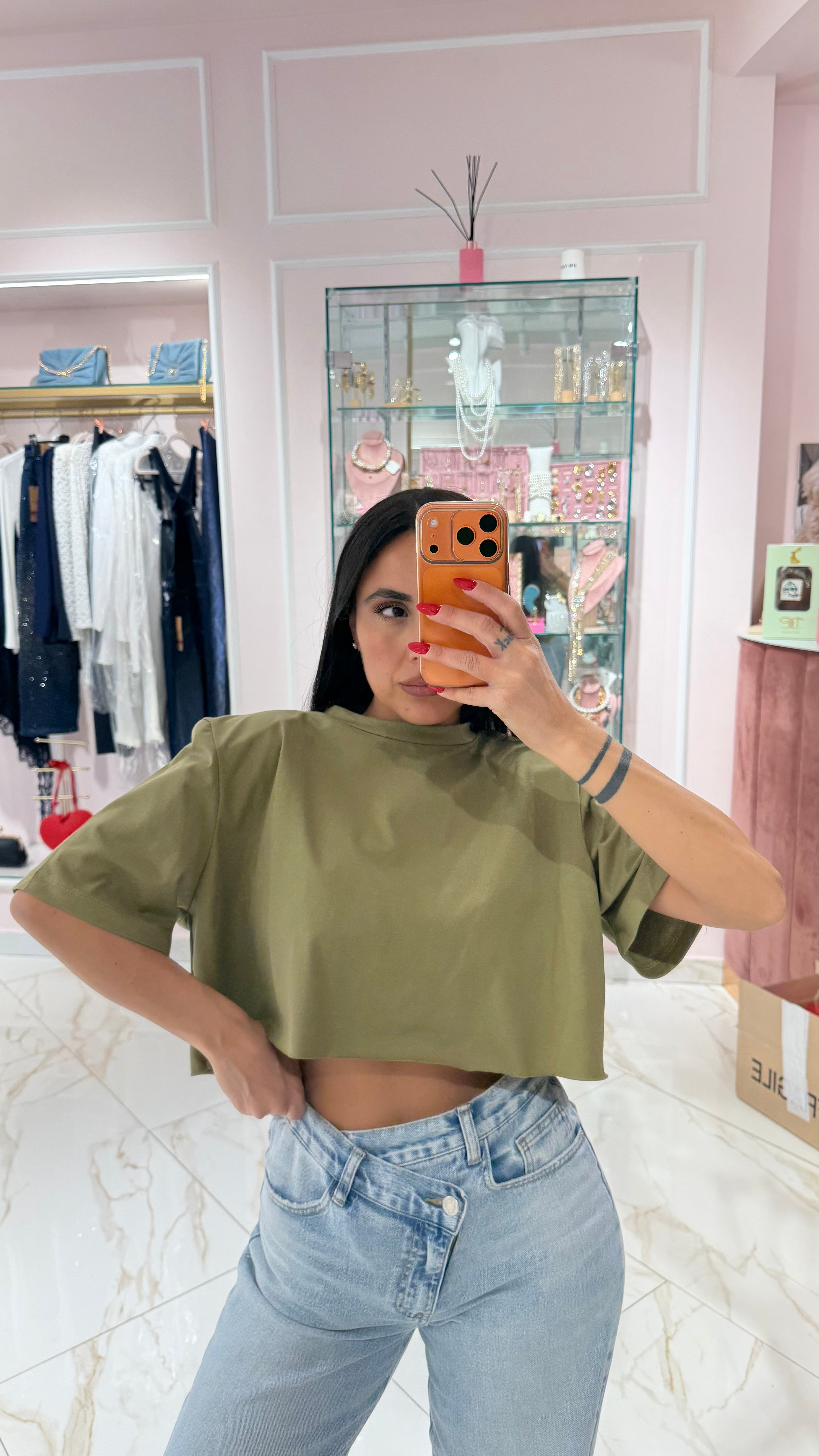 Shirt Just Crop Spallina