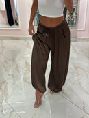 Pantalone Satin Con Elastico