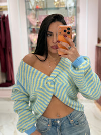 Maglioncino Incrocio Righe