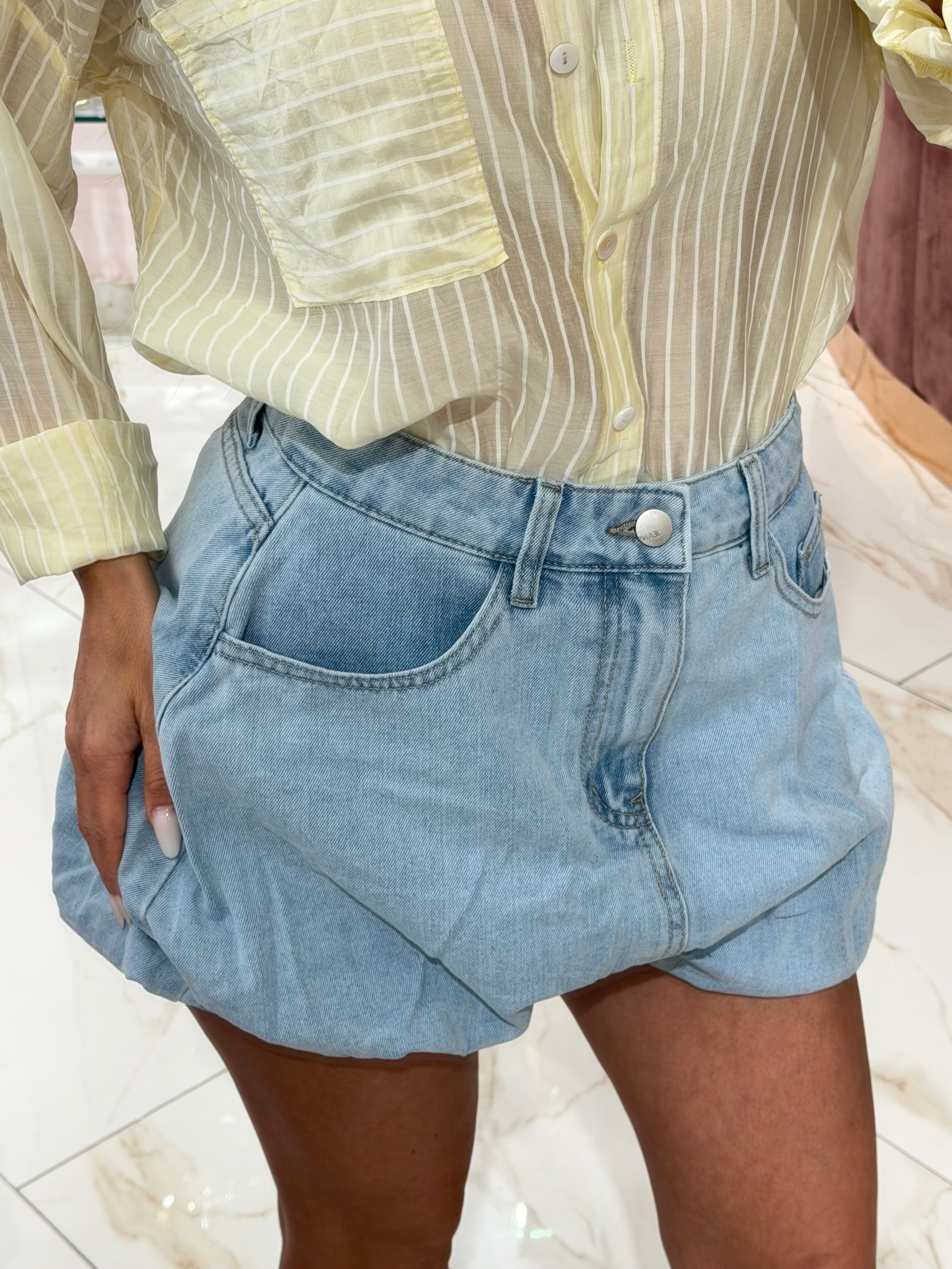 Gonna Denim Palloncino