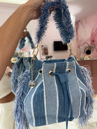 Borsa Sacco in Denim