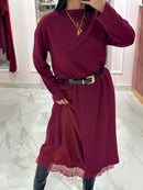 Abito Maggie In Lana con Sottoveste