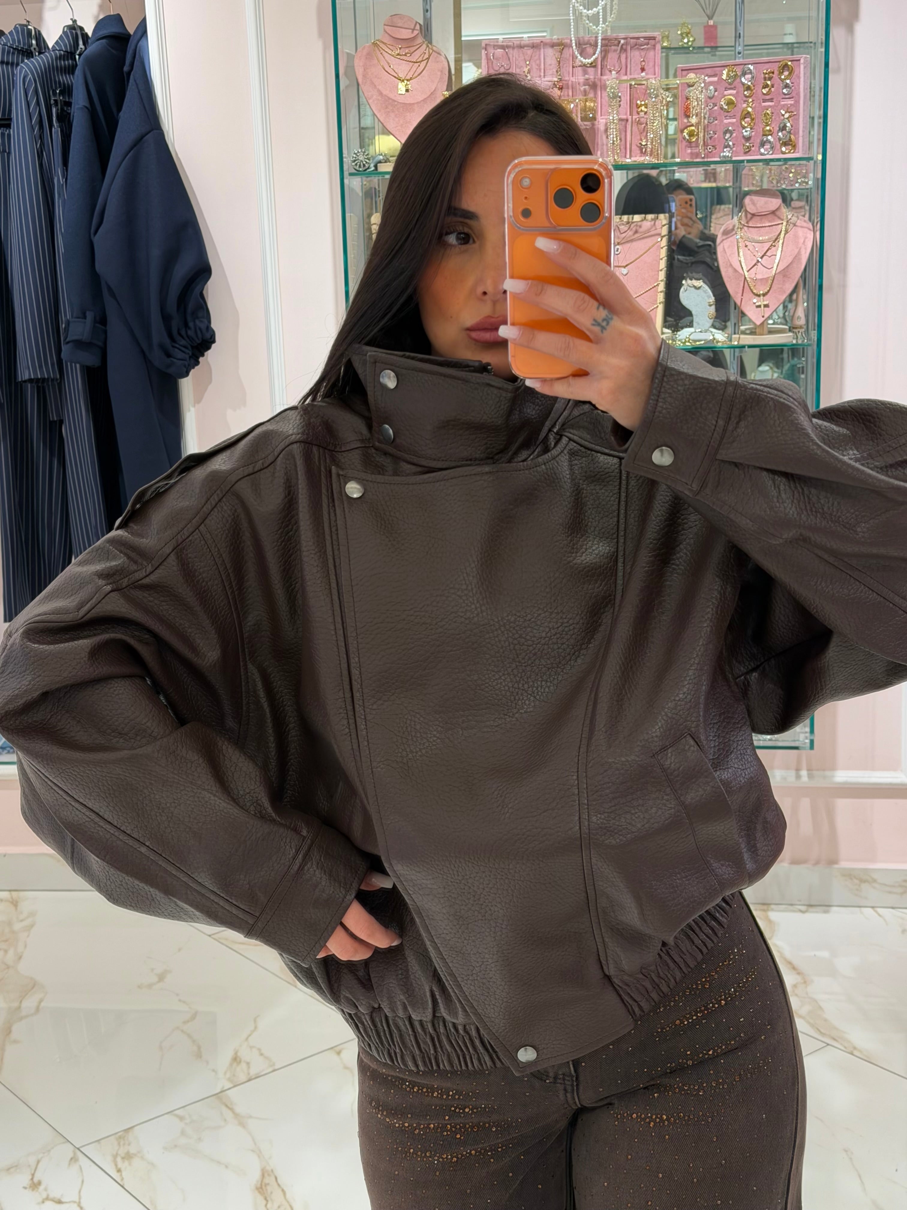 Giubbotto Ecopelle Zaira