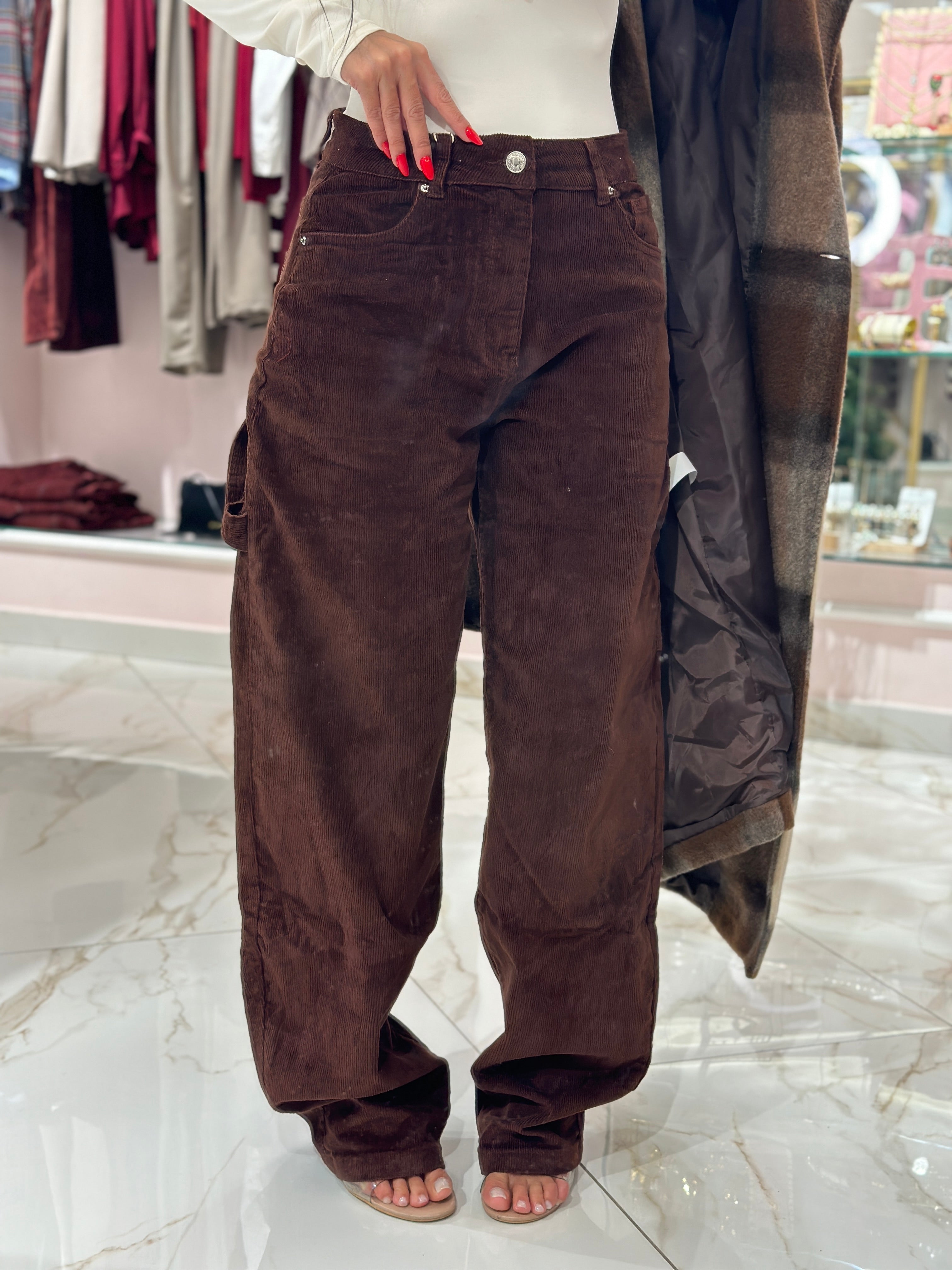 Jeans Balloon Costine Velluto