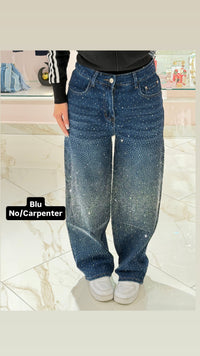 Jeans Curvy Balloon Strass