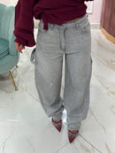 Jeans Baggy Strass