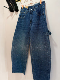 Jeans Curvy Balloon Strass