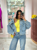 Giacca Cargo Denim