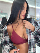 Top in Licra triangolo