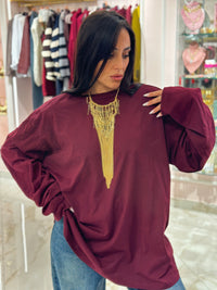 Maglia Maxi Con Spalline