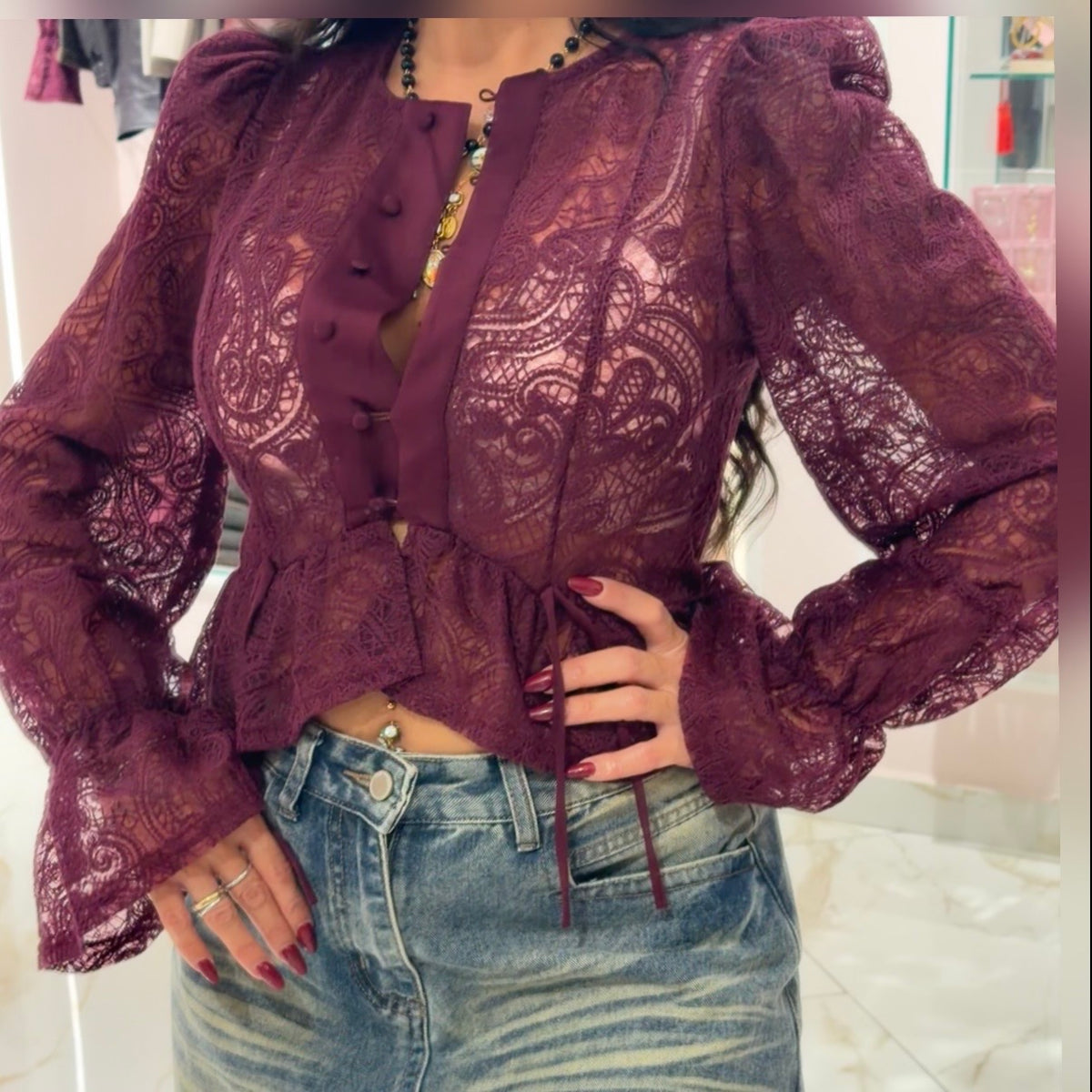 Camicia Ricamata Lovely