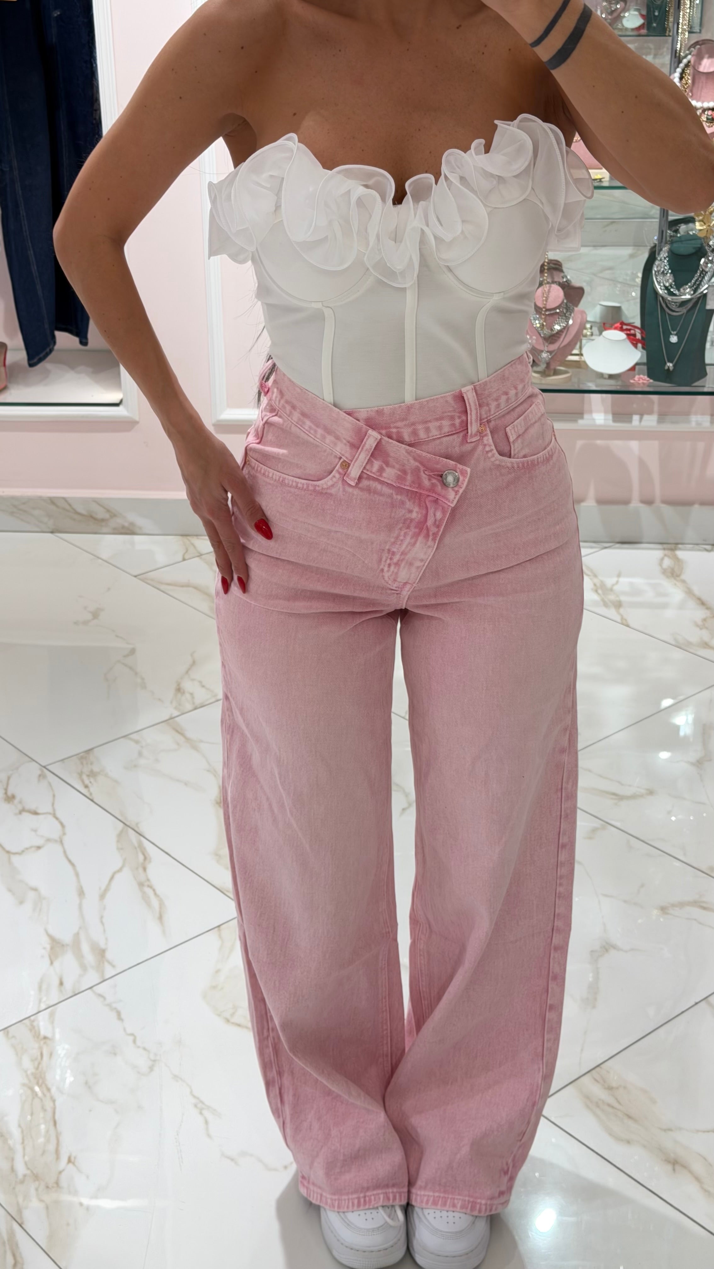 Jeans Bustino Incrocio