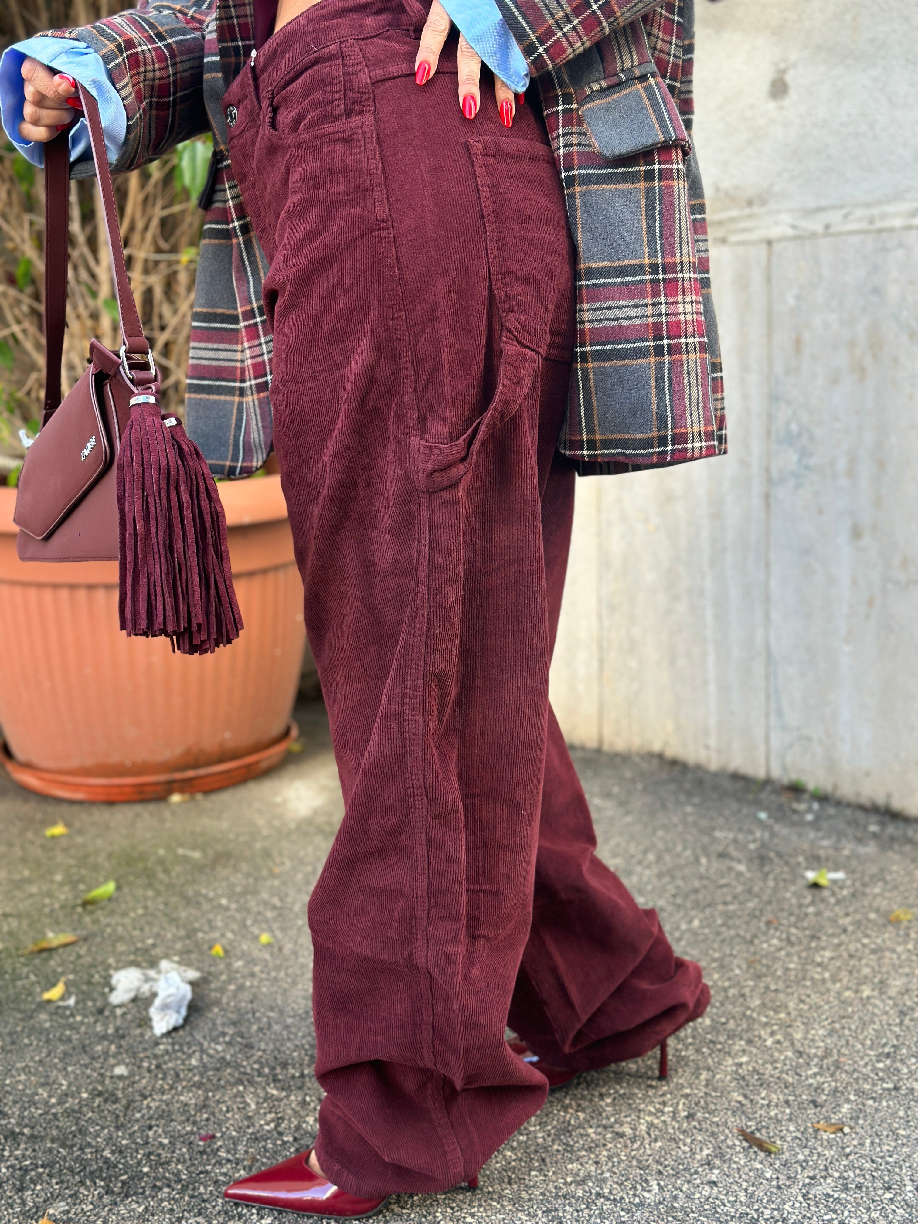 Jeans Balloon Costine Velluto