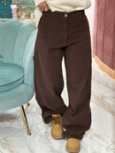 Jeans Baggy Marrone
