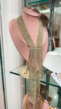 Collana Selene Strass