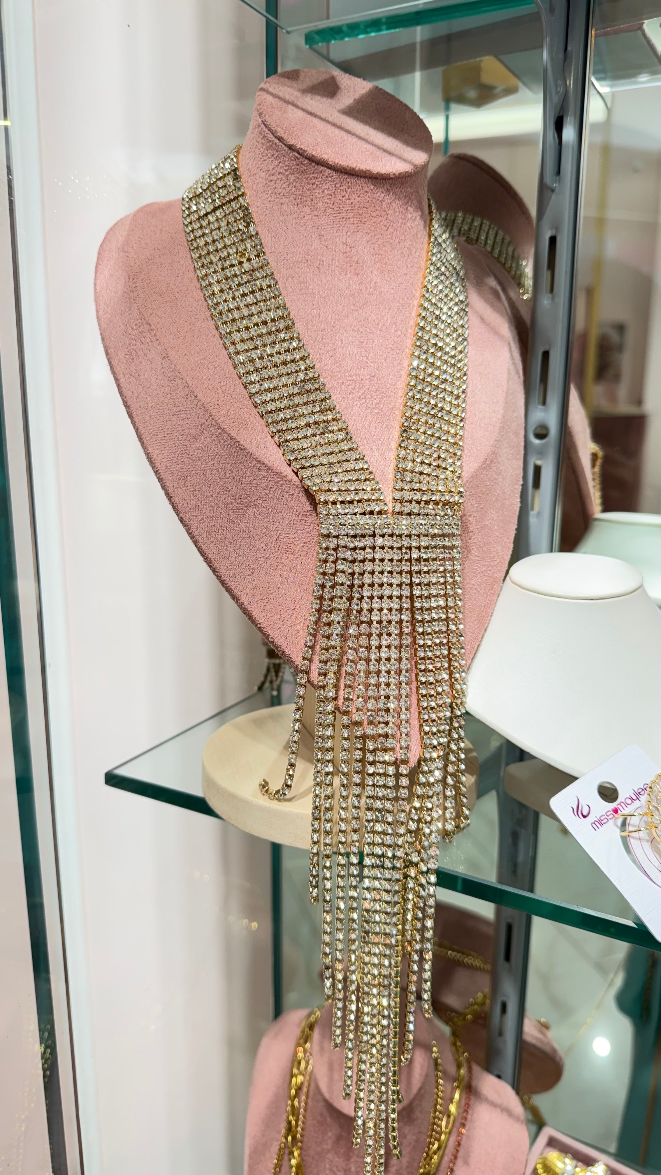 Collana Selene Strass