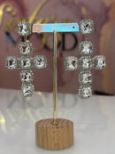 Orecchino Crystal Cross