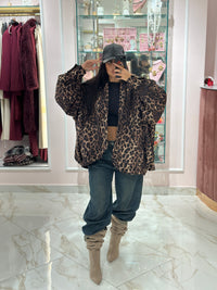 Giacca Bomber Animalier