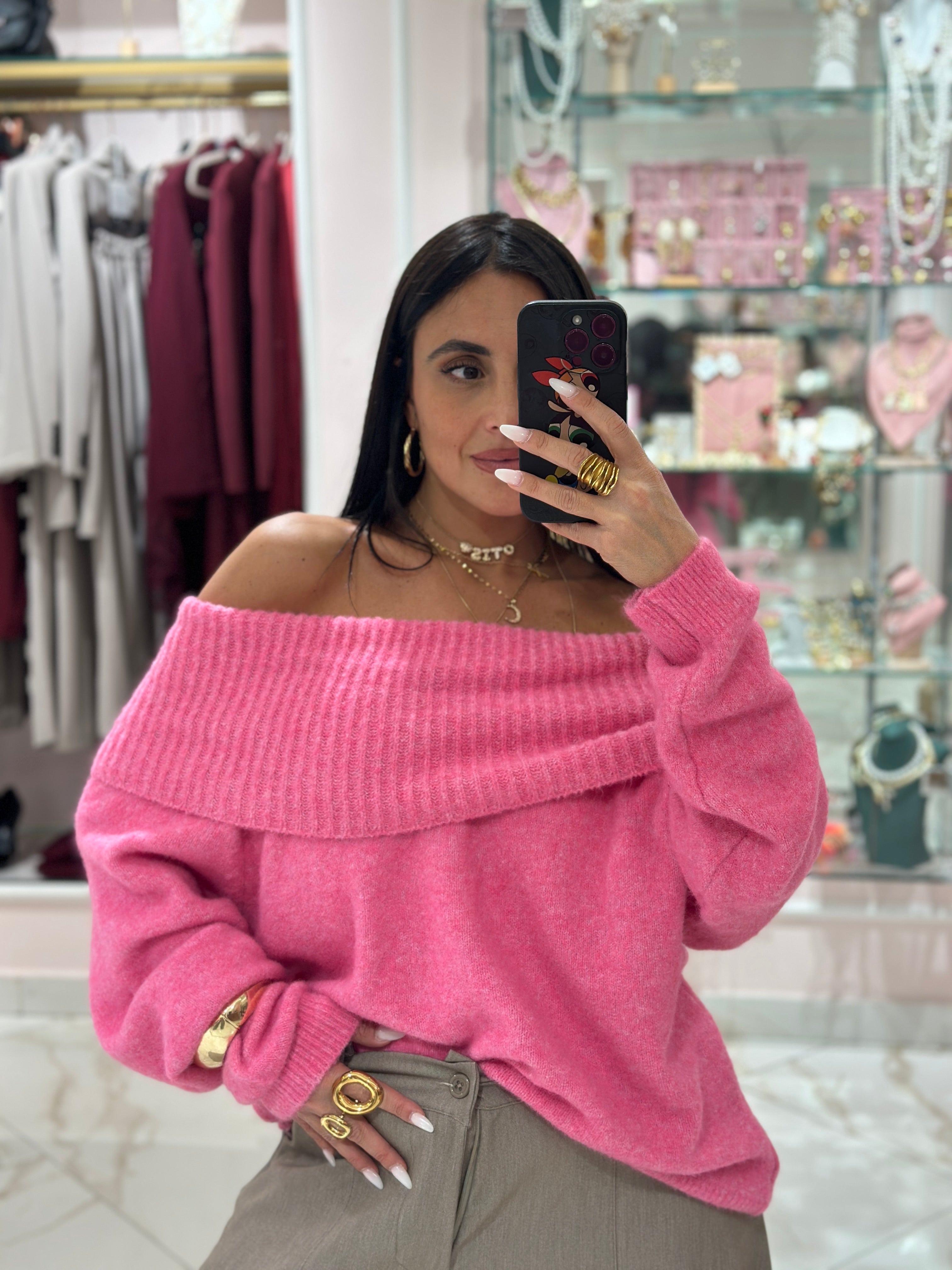 Maglione Gioia Scollo Barca