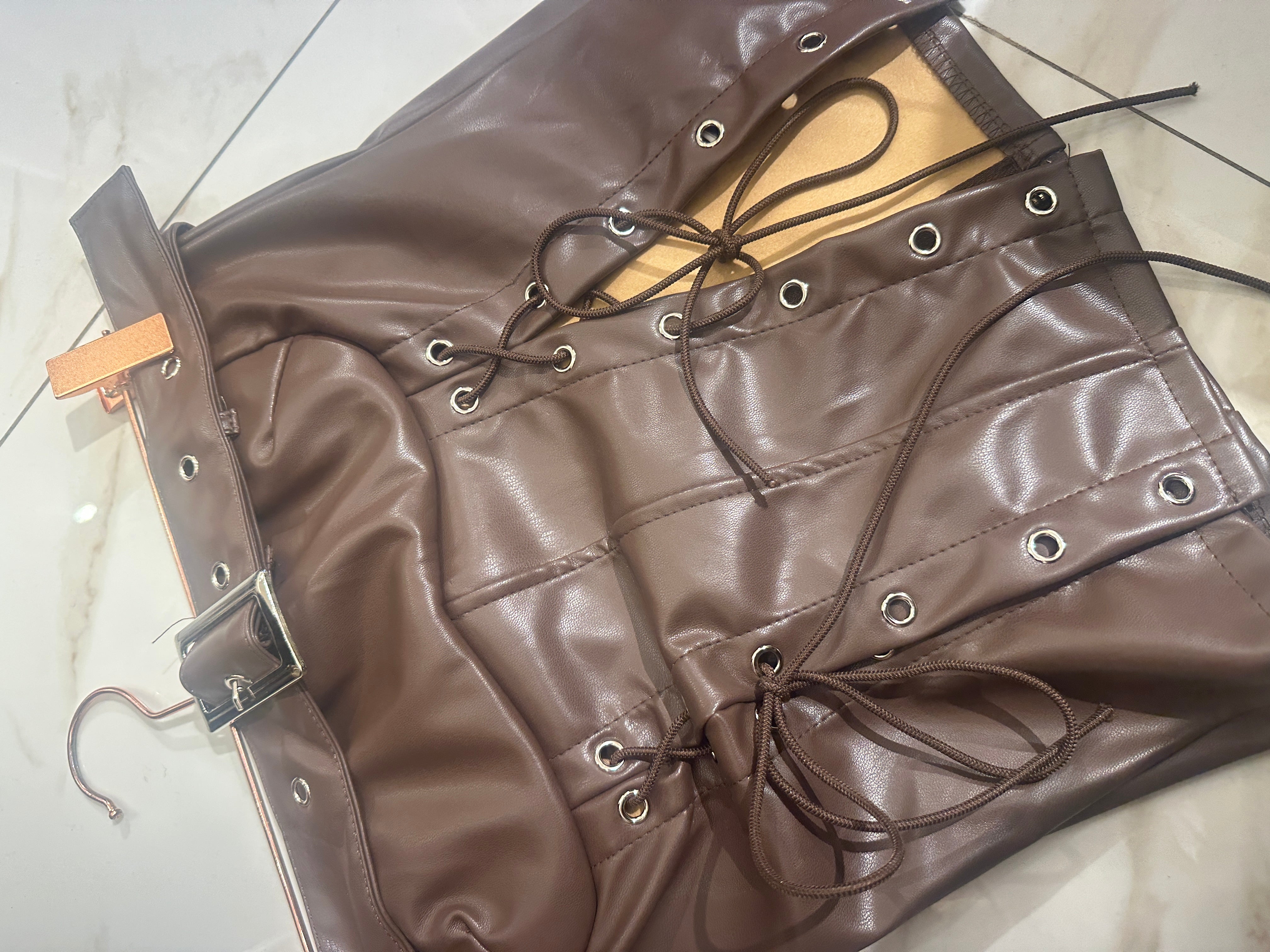 Corpetto Ecopelle Brown