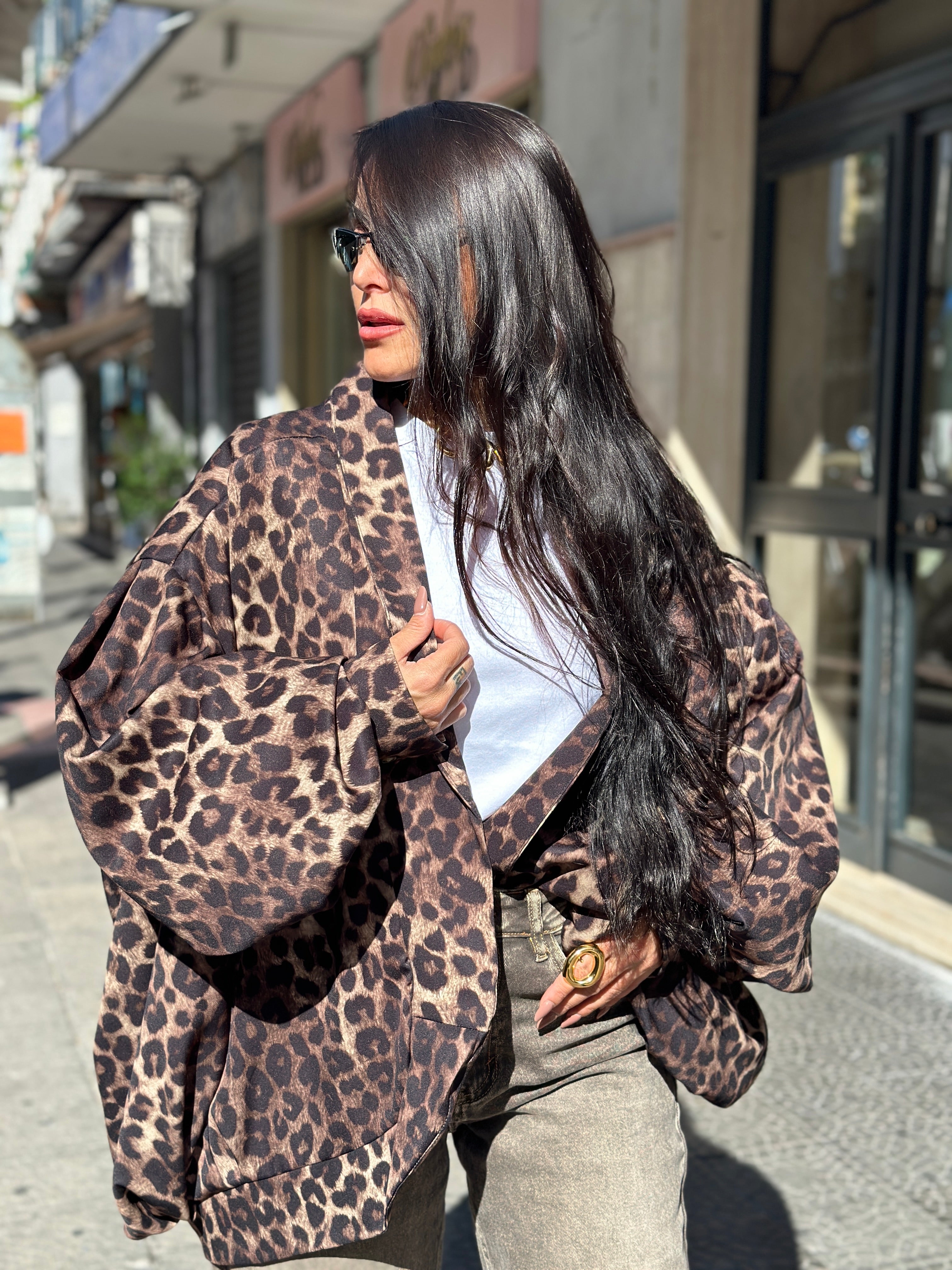 Giacca Bomber Animalier