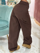 Jeans Baggy Marrone
