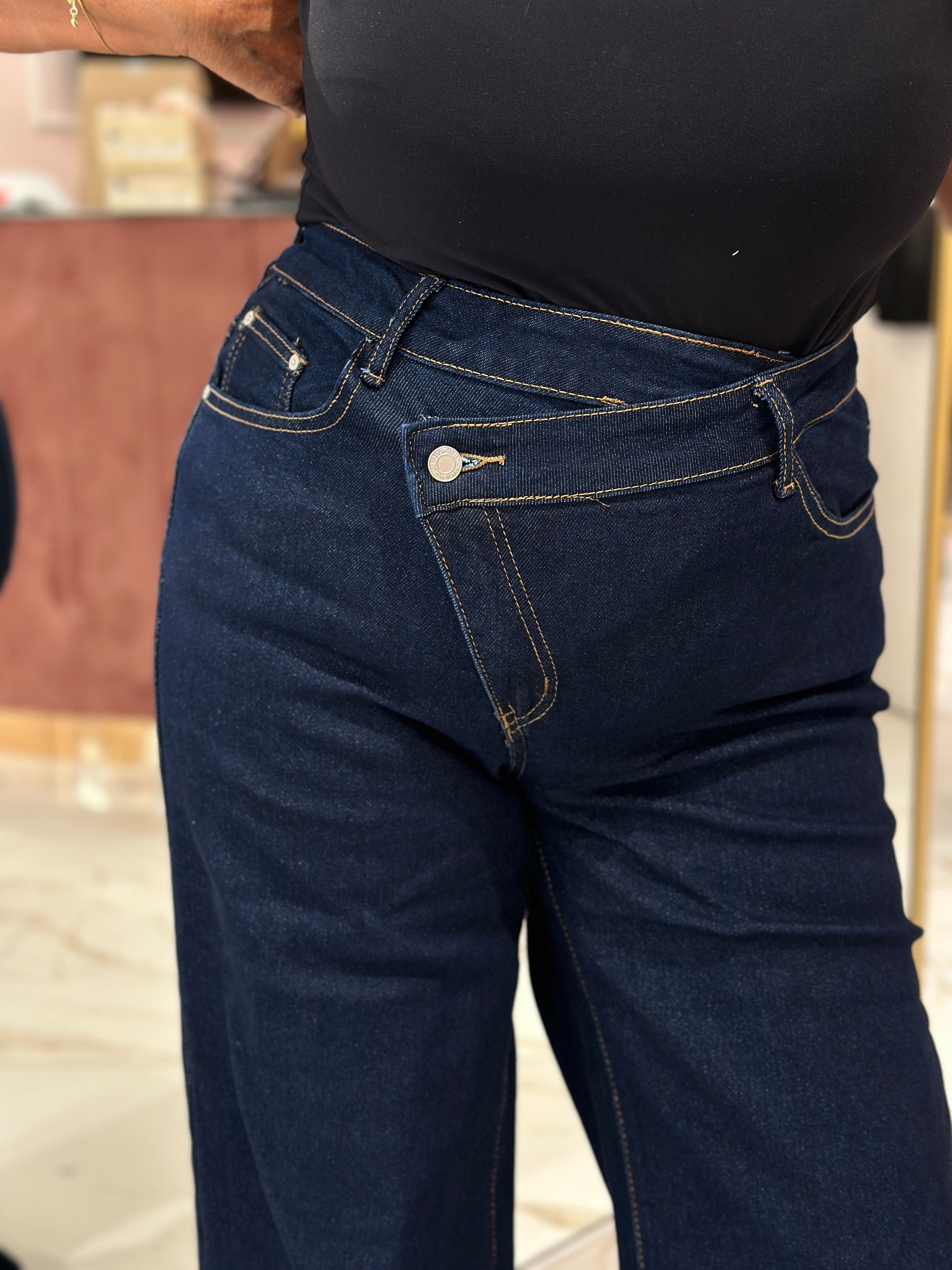 Jeans Curvy Bustino incrocio