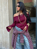 Maglione Delia Scollo Barca