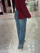 Jeans WideLeg Bustino Incrocio