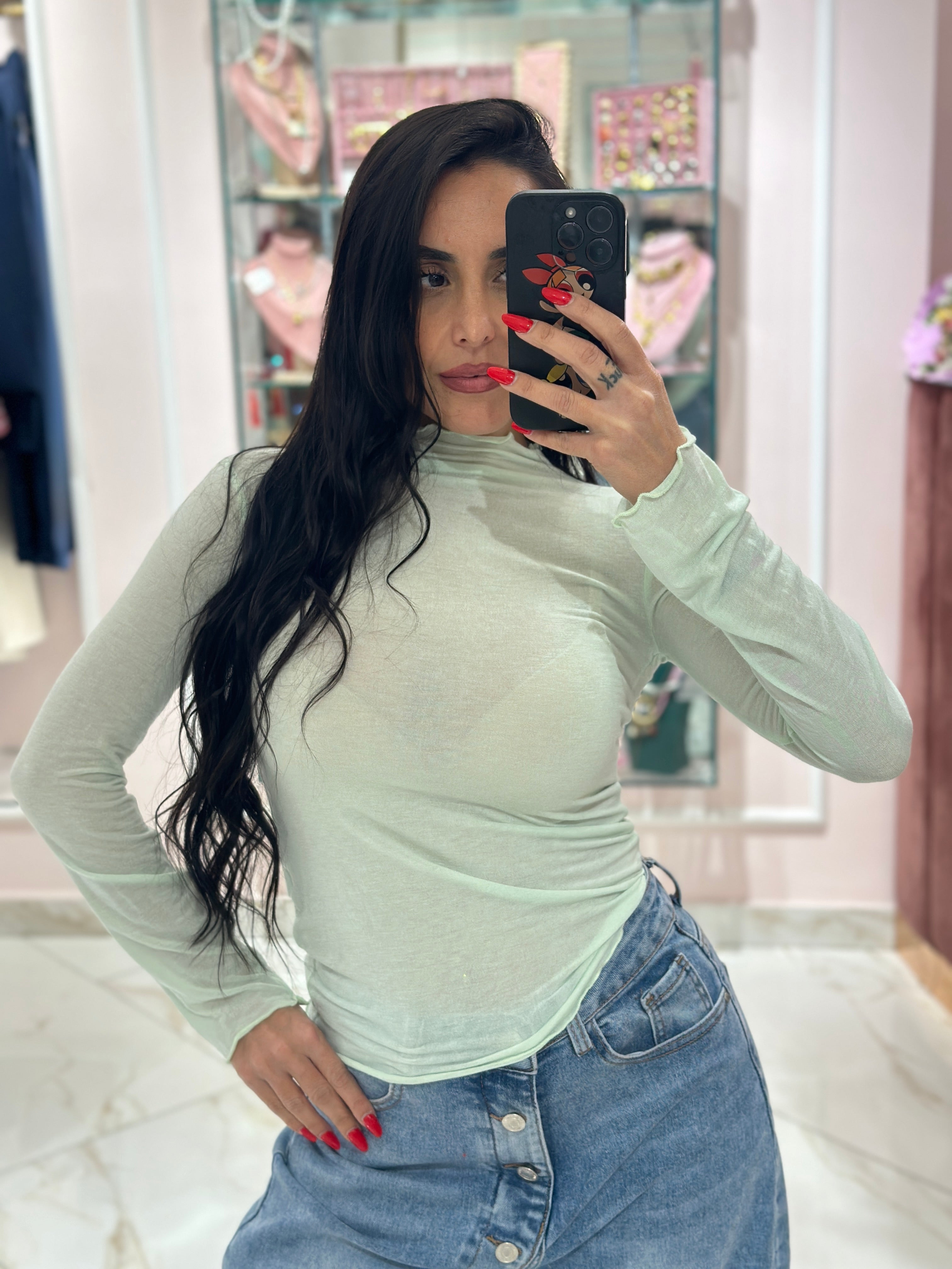 Maglia Semitrasparente Cashmeree