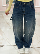 Jeans Curvy Balloon Strass